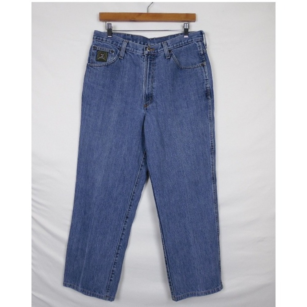 Cinch Mens Jeans 34x30 Blue Denim Straight Leg Cotton Casual Work Pants